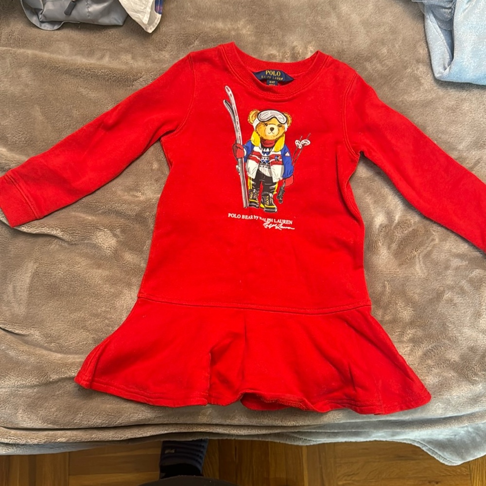 Polo Ralph Lauren dress for girls. Worn once. Great condition.